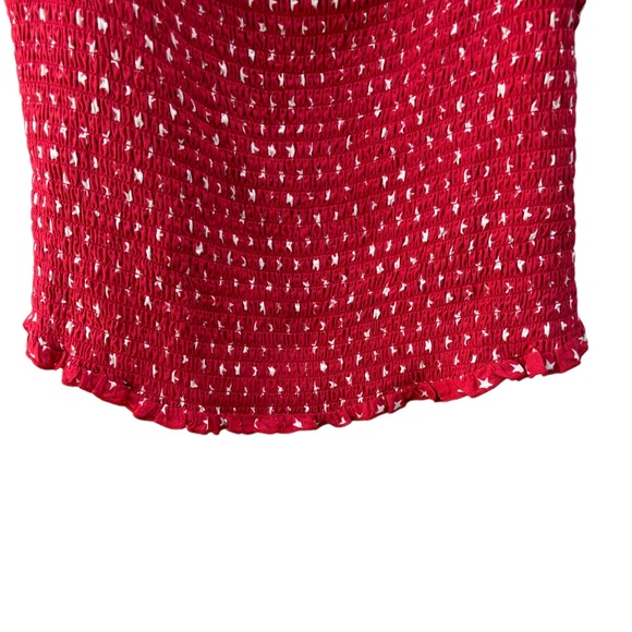 Torrid Women’s L Smocked Red & White Star Cami Tank Top, Torrid Tops - Picture 4 of 10
